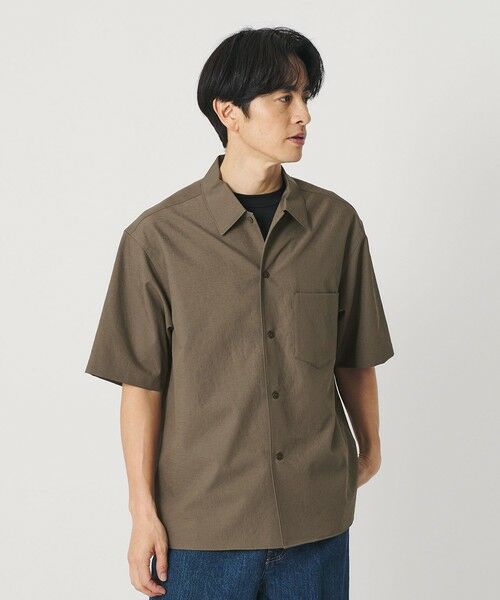BEAUTY&YOUTH UNITED ARROWS / ビューティー&ユース ユナイテッドアローズ シャツ・ブラウス | KOMATSU PACK キャンプカラー ショートスリーブ シャツ GRANDE型 セットアップ対応 撥水 ウォッシャブル | 詳細16