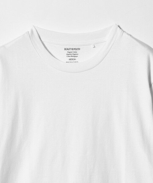 BEAUTY&YOUTH UNITED ARROWS / ビューティー&ユース ユナイテッドアローズ カットソー | ハイゲージ オーガニックコットン Tシャツ | 詳細5