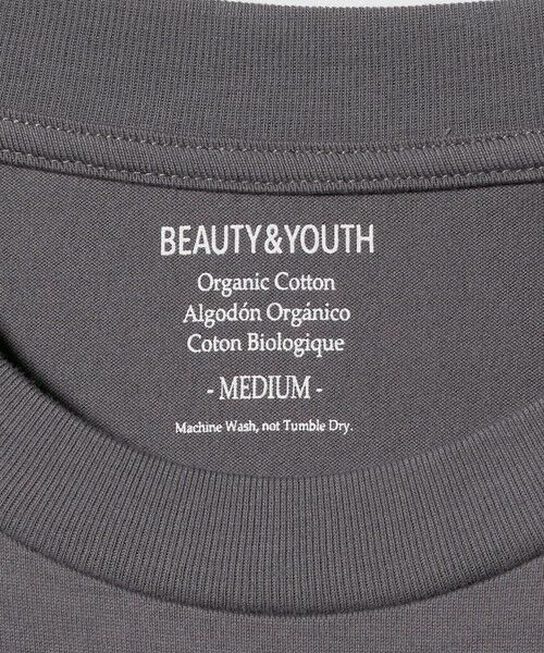 BEAUTY&YOUTH UNITED ARROWS / ビューティー&ユース ユナイテッドアローズ カットソー | ハイゲージ オーガニックコットン Tシャツ | 詳細21