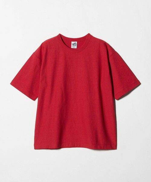BEAUTY&YOUTH UNITED ARROWS / ビューティー&ユース ユナイテッドアローズ カットソー | "THE HEAVY" 10oz ヘビー ワイド クルーネック Tシャツ（RED）
