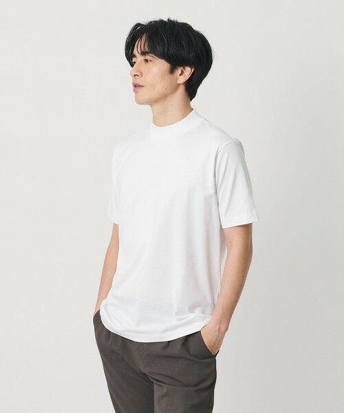 BEAUTY&YOUTH UNITED ARROWS / ビューティー&ユース ユナイテッドアローズ カットソー | クリアコットン ジャケット 半袖Tシャツ 抗菌 防臭機能付き | 詳細1