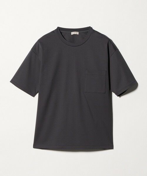 BEAUTY&YOUTH UNITED ARROWS / ビューティー&ユース ユナイテッドアローズ カットソー | サルージャ 1ポケット  クルーネック 半袖Tシャツ（DK.GRAY）