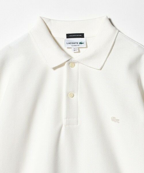 BEAUTY&YOUTH UNITED ARROWS / ビューティー&ユース ユナイテッドアローズ ポロシャツ | ＜LACOSTE for BEAUTY&YOUTH＞ワントーン ポロシャツ | 詳細3