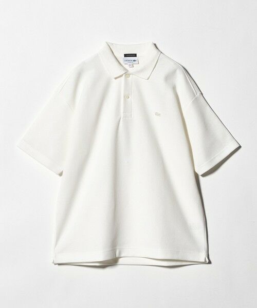 BEAUTY&YOUTH UNITED ARROWS / ビューティー&ユース ユナイテッドアローズ ポロシャツ | ＜LACOSTE for BEAUTY&YOUTH＞ワントーン ポロシャツ（WHITE）