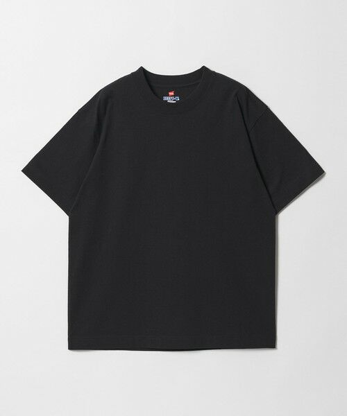 BEAUTY&YOUTH UNITED ARROWS / ビューティー&ユース ユナイテッドアローズ Tシャツ | 【別注】 ＜Hanes＞ ビーフィー Tシャツ（BLACK）