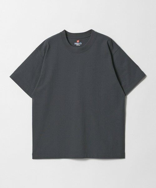 BEAUTY&YOUTH UNITED ARROWS / ビューティー&ユース ユナイテッドアローズ Tシャツ | 【別注】 ＜Hanes＞ ビーフィー Tシャツ（DK.GRAY）