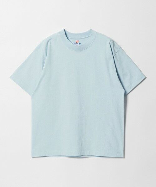 BEAUTY&YOUTH UNITED ARROWS / ビューティー&ユース ユナイテッドアローズ Tシャツ | 【別注】 ＜Hanes＞ ビーフィー Tシャツ（LT.BLUE）