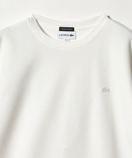 BEAUTY&YOUTH UNITED ARROWS / ビューティー&ユース ユナイテッドアローズ Tシャツ | <LACOSTE for BEAUTY&YOUTH>ワントーン ショートスリーブ Tシャツ | 詳細2
