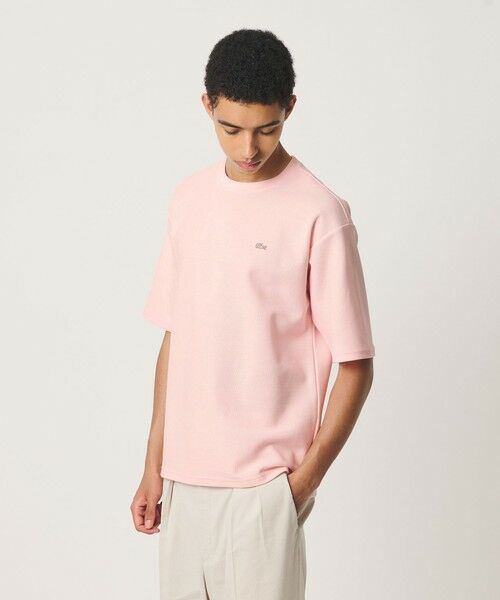 BEAUTY&YOUTH UNITED ARROWS / ビューティー&ユース ユナイテッドアローズ Tシャツ | <LACOSTE for BEAUTY&YOUTH>ワントーン ショートスリーブ Tシャツ(LT.PINK)