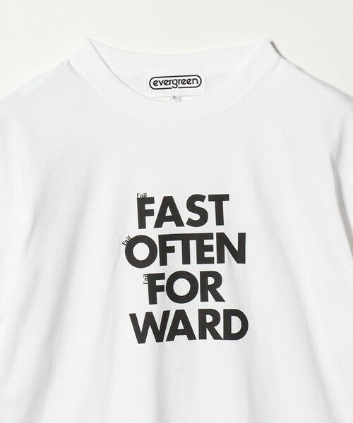 BEAUTY&YOUTH UNITED ARROWS / ビューティー&ユース ユナイテッドアローズ カットソー | ＜evergreen＞フェイルフォワード Tシャツ | 詳細2