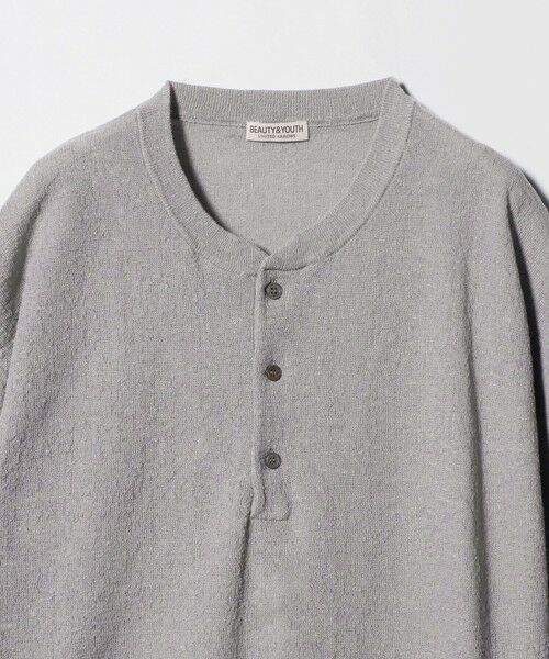 BEAUTY&YOUTH UNITED ARROWS / ビューティー&ユース ユナイテッドアローズ ニット・セーター | エアミラノ ヘンリーネック ニット ウォッシャブル 抗菌 防臭機能付き | 詳細8