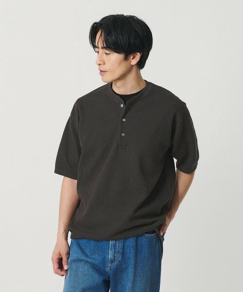 BEAUTY&YOUTH UNITED ARROWS / ビューティー&ユース ユナイテッドアローズ ニット・セーター | エアミラノ ヘンリーネック ニット ウォッシャブル 抗菌 防臭機能付き | 詳細17