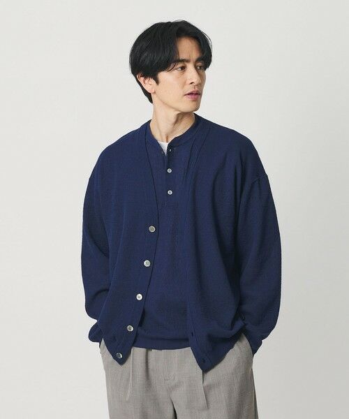 BEAUTY&YOUTH UNITED ARROWS / ビューティー&ユース ユナイテッドアローズ ニット・セーター | エアミラノ ヘンリーネック ニット ウォッシャブル 抗菌 防臭機能付き | 詳細22