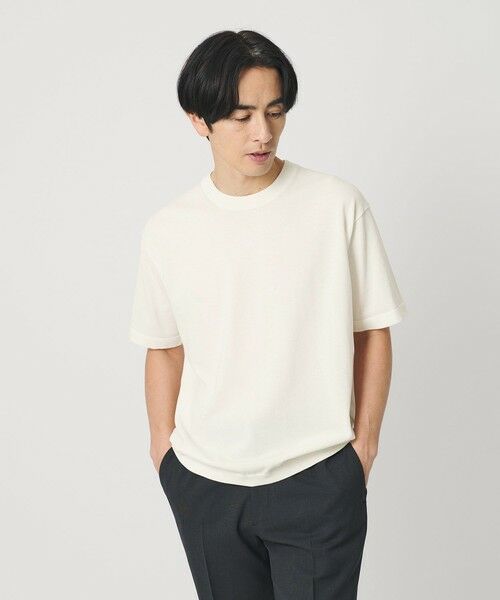 BEAUTY&YOUTH UNITED ARROWS / ビューティー&ユース ユナイテッドアローズ ニット・セーター | デオドラント ニットTシャツ 抗菌防臭 ウォッシャブル | 詳細2