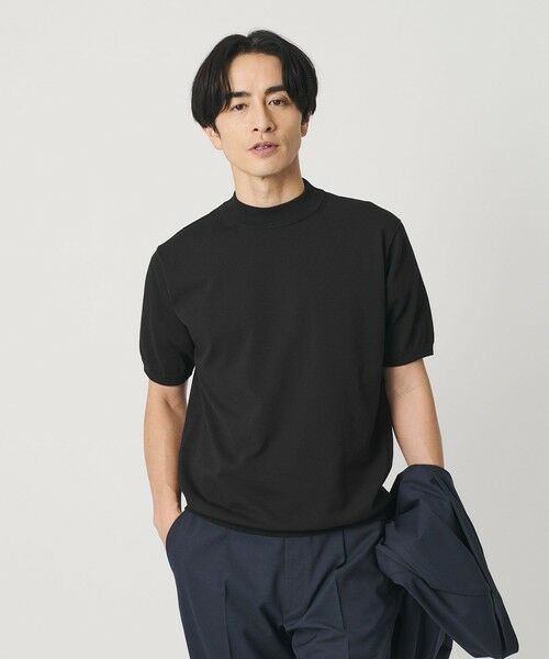 BEAUTY&YOUTH UNITED ARROWS / ビューティー&ユース ユナイテッドアローズ ニット・セーター | デオドラント ジャケットネック ニット 抗菌防臭 ウォッシャブル | 詳細3