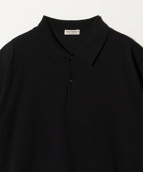 BEAUTY&YOUTH UNITED ARROWS / ビューティー&ユース ユナイテッドアローズ ニット・セーター | デオドラント ショートスリーブ ニットポロ 抗菌防臭 ウォッシャブル | 詳細3