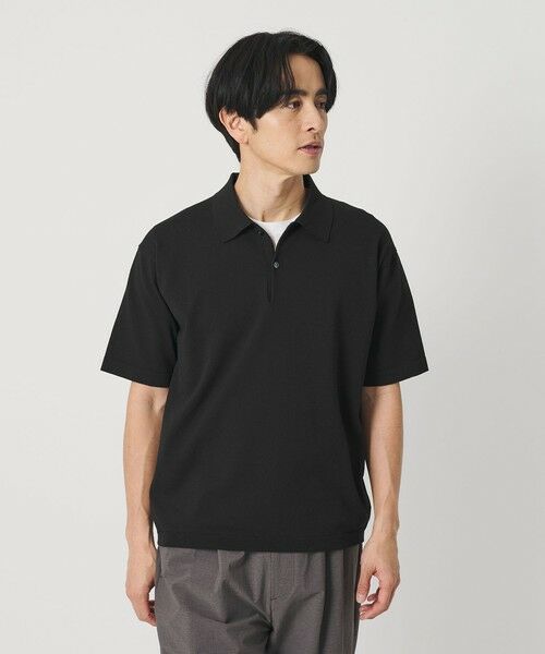 BEAUTY&YOUTH UNITED ARROWS / ビューティー&ユース ユナイテッドアローズ ニット・セーター | デオドラント ショートスリーブ ニットポロ 抗菌防臭 ウォッシャブル | 詳細1