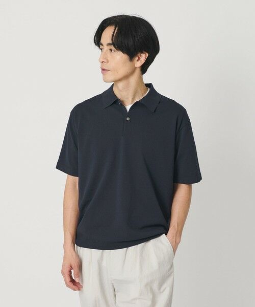 BEAUTY&YOUTH UNITED ARROWS / ビューティー&ユース ユナイテッドアローズ ニット・セーター | デオドラント ショートスリーブ ニットポロ 抗菌防臭 ウォッシャブル | 詳細5