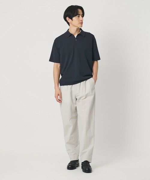 BEAUTY&YOUTH UNITED ARROWS / ビューティー&ユース ユナイテッドアローズ ニット・セーター | デオドラント ショートスリーブ ニットポロ 抗菌防臭 ウォッシャブル | 詳細6