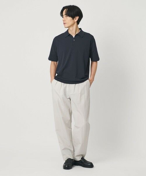 BEAUTY&YOUTH UNITED ARROWS / ビューティー&ユース ユナイテッドアローズ ニット・セーター | デオドラント ショートスリーブ ニットポロ 抗菌防臭 ウォッシャブル | 詳細7