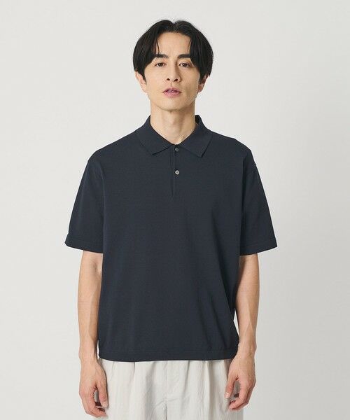 BEAUTY&YOUTH UNITED ARROWS / ビューティー&ユース ユナイテッドアローズ ニット・セーター | デオドラント ショートスリーブ ニットポロ 抗菌防臭 ウォッシャブル | 詳細8