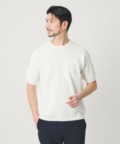 BEAUTY&YOUTH UNITED ARROWS / ビューティー&ユース ユナイテッドアローズ Tシャツ | 【WEB限定 WARDROBE SMART】マシーンウォッシュ  ピケニット Tシャツ【抗菌防臭】