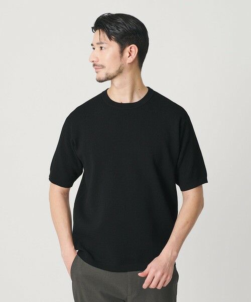 BEAUTY&YOUTH UNITED ARROWS / ビューティー&ユース ユナイテッドアローズ Tシャツ | 【WEB限定 WARDROBE SMART】マシーンウォッシュ ピケニット Tシャツ【抗菌防臭】 | 詳細7