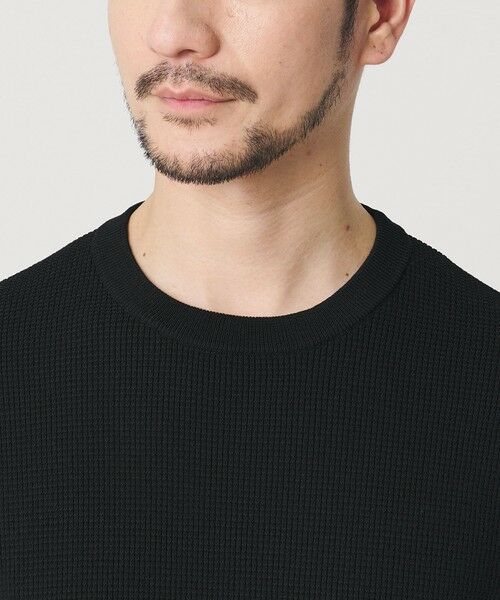 BEAUTY&YOUTH UNITED ARROWS / ビューティー&ユース ユナイテッドアローズ Tシャツ | 【WEB限定 WARDROBE SMART】マシーンウォッシュ ピケニット Tシャツ【抗菌防臭】 | 詳細12