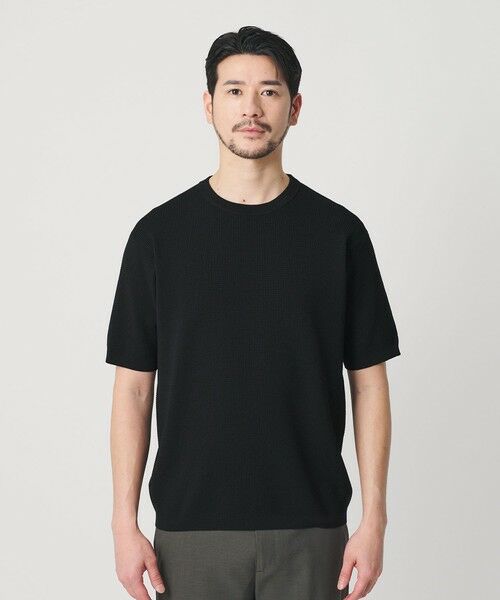 BEAUTY&YOUTH UNITED ARROWS / ビューティー&ユース ユナイテッドアローズ Tシャツ | 【WEB限定 WARDROBE SMART】マシーンウォッシュ ピケニット Tシャツ【抗菌防臭】 | 詳細9