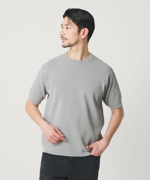 BEAUTY&YOUTH UNITED ARROWS / ビューティー&ユース ユナイテッドアローズ Tシャツ | 【WEB限定 WARDROBE SMART】マシーンウォッシュ ピケニット Tシャツ【抗菌防臭】 | 詳細16