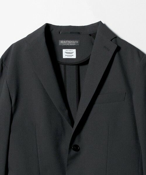 BEAUTY&YOUTH UNITED ARROWS / ビューティー&ユース ユナイテッドアローズ テーラードジャケット | 東レ/TORAY ナノデザイン ２ボタン ジャケット ウォッシャブル セットアップ対応可能 | 詳細1