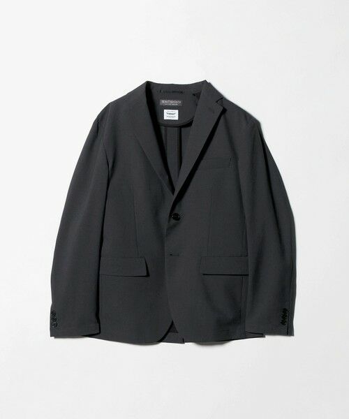 BEAUTY&YOUTH UNITED ARROWS / ビューティー&ユース ユナイテッドアローズ テーラードジャケット | 東レ/TORAY ナノデザイン ２ボタン ジャケット ウォッシャブル セットアップ対応可能（DK.GRAY）