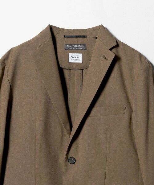 BEAUTY&YOUTH UNITED ARROWS / ビューティー&ユース ユナイテッドアローズ テーラードジャケット | 東レ/TORAY ナノデザイン ２ボタン ジャケット ウォッシャブル セットアップ対応可能 | 詳細12