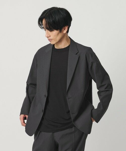 BEAUTY&YOUTH UNITED ARROWS / ビューティー&ユース ユナイテッドアローズ テーラードジャケット | KOMATSU PACK 2ボタン リラックス ジャケット セットアップ対応 撥水 ウォッシャブル | 詳細3