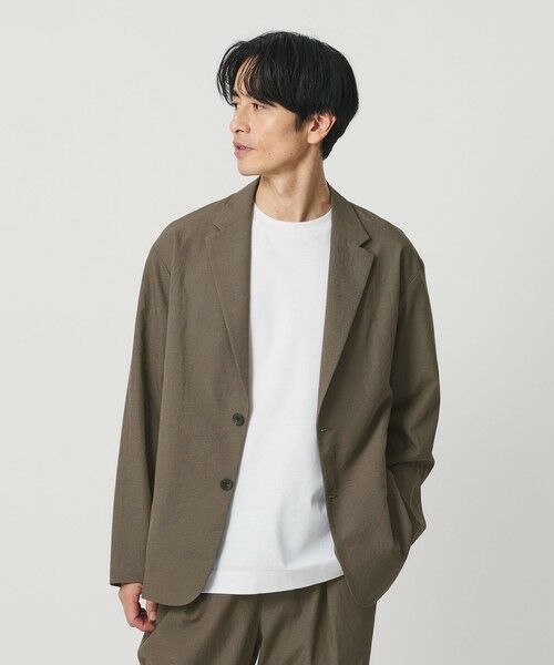 BEAUTY&YOUTH UNITED ARROWS / ビューティー&ユース ユナイテッドアローズ テーラードジャケット | KOMATSU PACK 2ボタン リラックス ジャケット セットアップ対応 撥水 ウォッシャブル | 詳細10