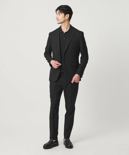 BEAUTY&YOUTH UNITED ARROWS / ビューティー&ユース ユナイテッドアローズ セットアップ | 【WEB限定 WARDROBE SMART】ライト オックスフォード セットアップ/ジャケット&イージーパンツ(BLACK)