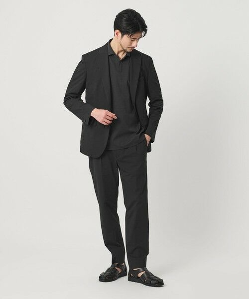 BEAUTY&YOUTH UNITED ARROWS / ビューティー&ユース ユナイテッドアローズ セットアップ | 【WEB限定 WARDROBE SMART】カルゼジャージ コンフォート セットアップ/ジャケット＆イージーパンツ（BLACK）