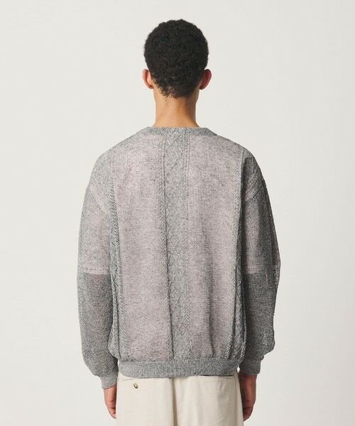 BEAUTY&YOUTH UNITED ARROWS / ビューティー&ユース ユナイテッドアローズ カーディガン・ボレロ | アイレットパターン シアー カーディガン | 詳細10
