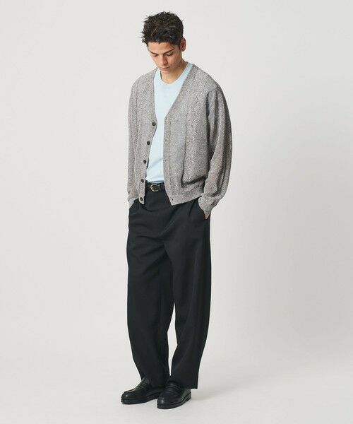 BEAUTY&YOUTH UNITED ARROWS / ビューティー&ユース ユナイテッドアローズ カーディガン・ボレロ | アイレットパターン シアー カーディガン | 詳細3