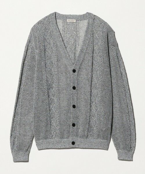 BEAUTY&YOUTH UNITED ARROWS / ビューティー&ユース ユナイテッドアローズ カーディガン・ボレロ | アイレットパターン シアー カーディガン | 詳細4