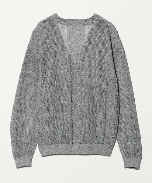 BEAUTY&YOUTH UNITED ARROWS / ビューティー&ユース ユナイテッドアローズ カーディガン・ボレロ | アイレットパターン シアー カーディガン | 詳細5