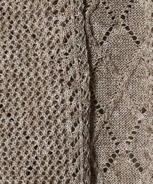 BEAUTY&YOUTH UNITED ARROWS / ビューティー&ユース ユナイテッドアローズ カーディガン・ボレロ | アイレットパターン シアー カーディガン | 詳細17