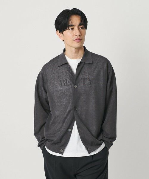 BEAUTY&YOUTH UNITED ARROWS / ビューティー&ユース ユナイテッドアローズ カーディガン・ボレロ | シアー ミラノ ポロジャケット ウォッシャブル | 詳細14