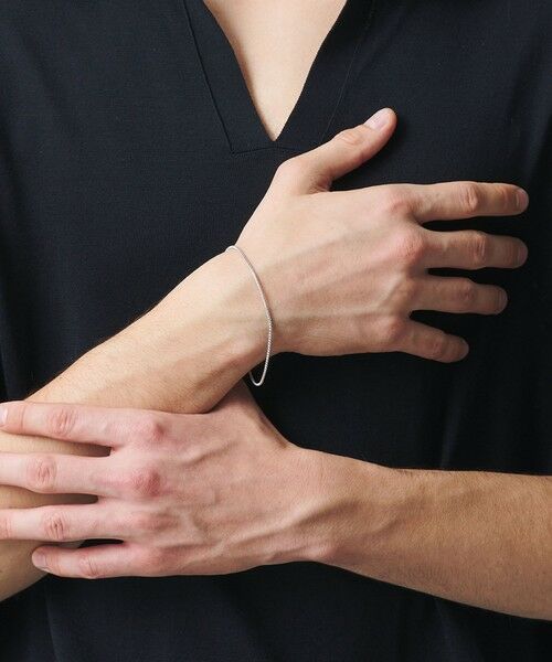 BEAUTY&YOUTH UNITED ARROWS / ビューティー&ユース ユナイテッドアローズ ブレスレット・バングル | ＜eoa＞スパークル チェーン ブレスレット（SILVER）