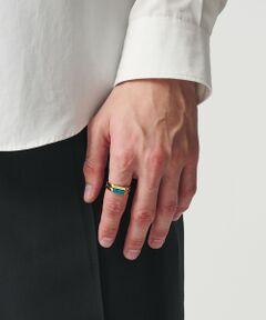 BEAUTY&YOUTH UNITED ARROWS / ビューティー&ユース ユナイテッドアローズ リング | ＜eoa＞ストーン ダブル リング