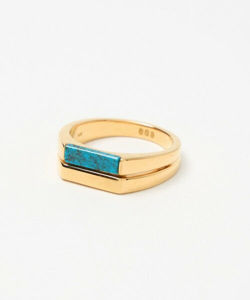BEAUTY&YOUTH UNITED ARROWS / ビューティー&ユース ユナイテッドアローズ リング | ＜eoa＞ストーン ダブル リング | 詳細4