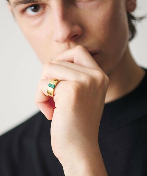 BEAUTY&YOUTH UNITED ARROWS / ビューティー&ユース ユナイテッドアローズ リング | ＜eoa＞ストーン シック リング（GOLD）