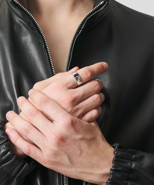 BEAUTY&YOUTH UNITED ARROWS / ビューティー&ユース ユナイテッドアローズ リング | ＜eoa＞ストーン シック リング（SILVER）