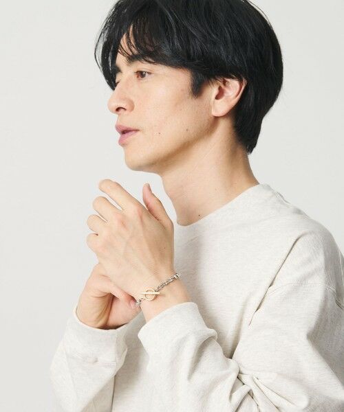 BEAUTY&YOUTH UNITED ARROWS / ビューティー&ユース ユナイテッドアローズ ブレスレット・バングル | ブラス コンビ ブレスレット | 詳細1