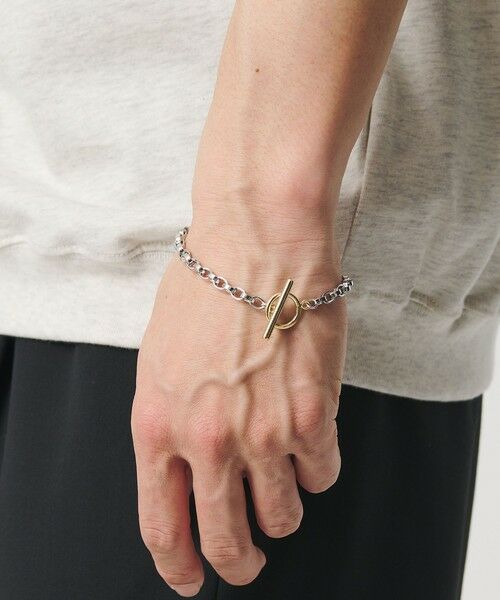 BEAUTY&YOUTH UNITED ARROWS / ビューティー&ユース ユナイテッドアローズ ブレスレット・バングル | ブラス コンビ ブレスレット | 詳細2